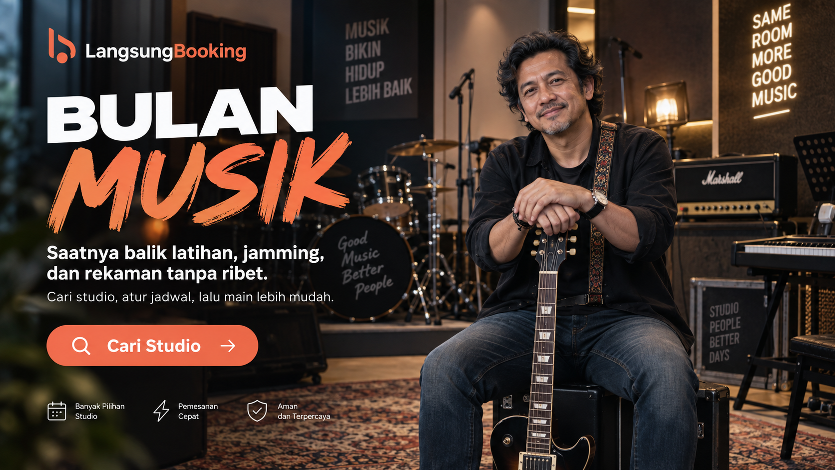 Visual momentum utama LangsungBooking